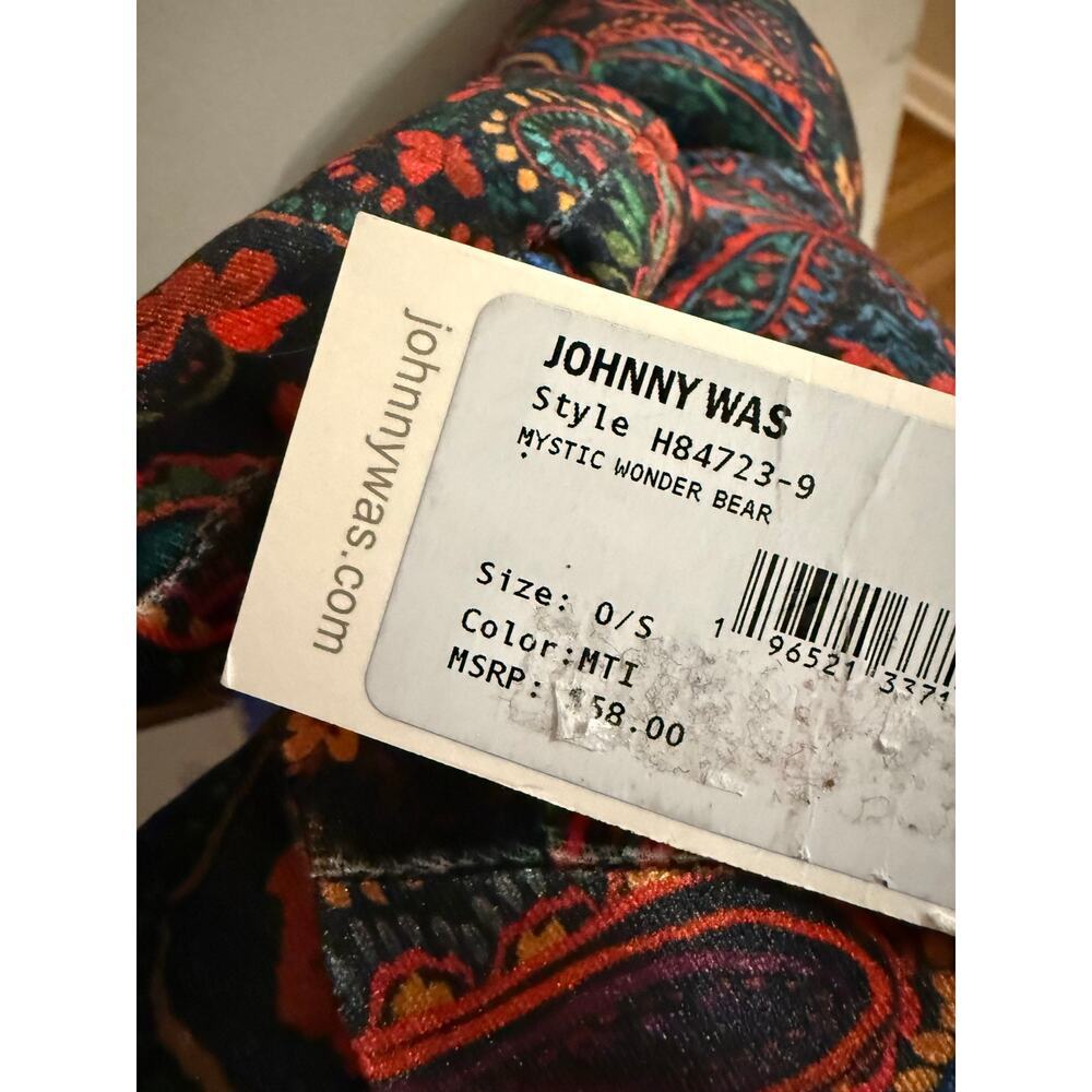 Johnny Was Mystic Wonder Paisley Boho Bear NWT Sold Out Online - Picture 4 of 6
